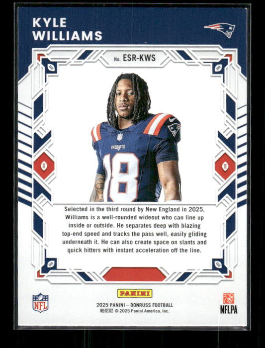Kyle Williams - 2025 Donruss Football - Elite Series Rookies