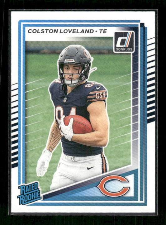 Colston Loveland - 2025 Donruss Football - Rated Rookie