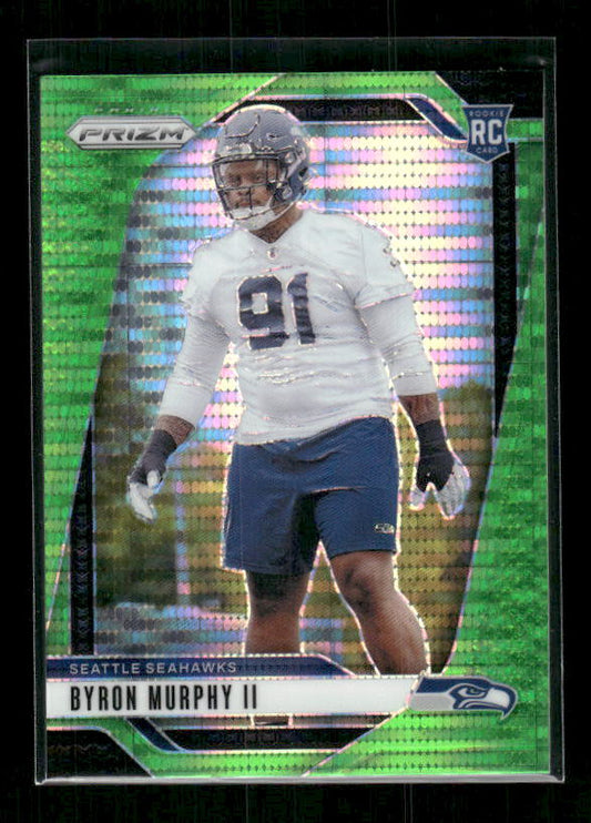 Byron Murphy II - 2024 Panini Prizm - Neon Green Pulsar - Rookie