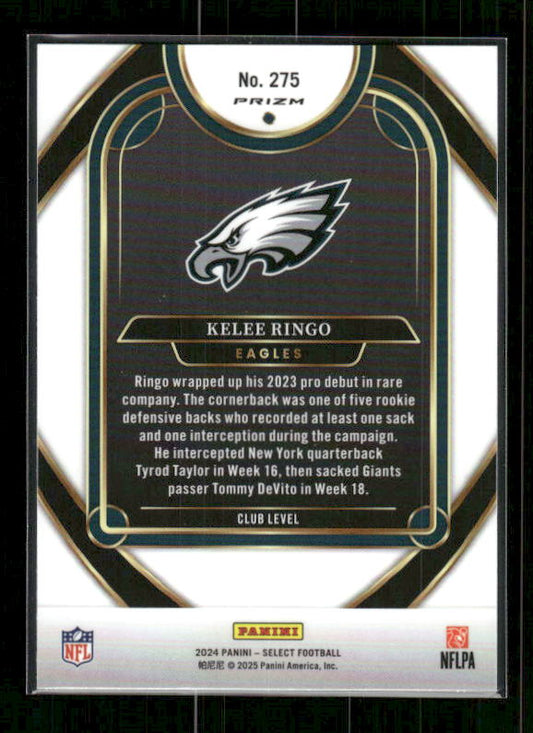 Kelee Ringo - 2024 Select Football - Club Black & Gold Shock