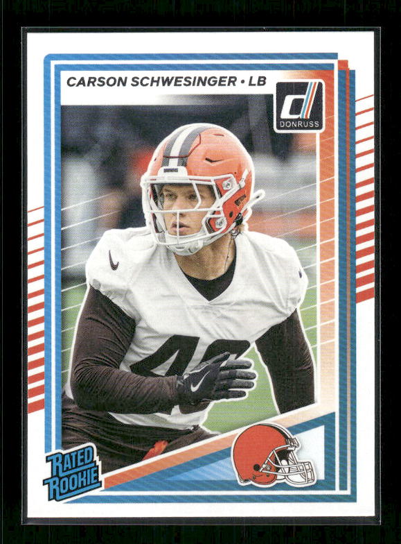 Carson Schwesinger - 2025 Donruss Football - Rated Rookie