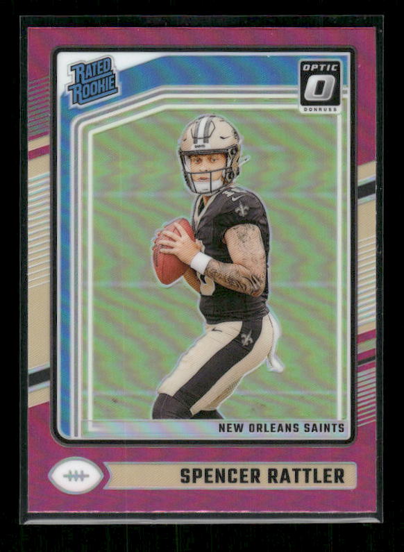 Spencer Rattler - 2024 Donruss Optic - Pink - Rated Rookie