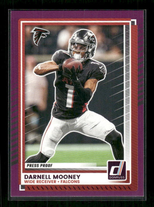 Darnell Mooney - 2025 Donruss Football - Purple Press Proof