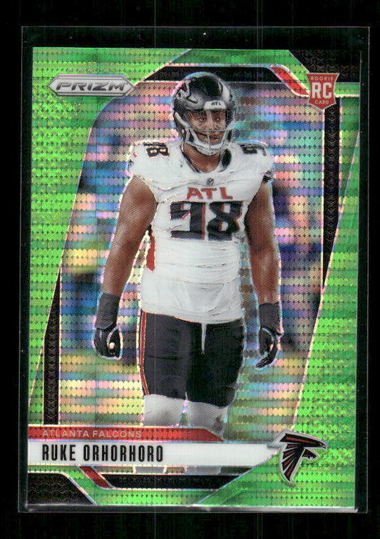 Ruke Orhorhoro - 2024 Panini Prizm - Neon Green Pulsar - Rookie