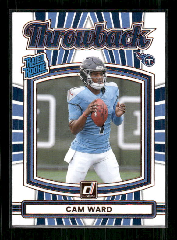 Cam Ward - 2025 Donruss Football - Throwback - Rookie