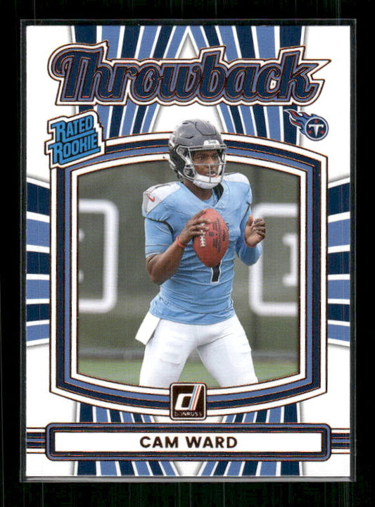 Cam Ward - 2025 Donruss Football - Throwback - Rookie