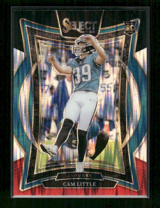 Cam Little - 2024 Select Football - Black & Red Shock - Rookie