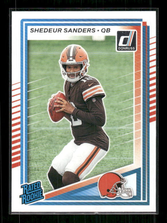 Shedeur Sanders - 2025 Donruss Football - Rated Rookie