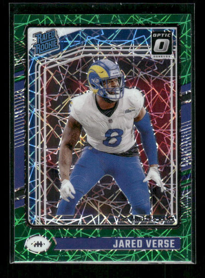 Jared Verse - 2024 Donruss Optic - Green Velocity - Rated Rookie