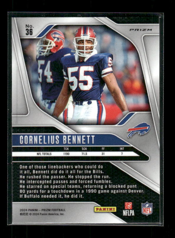 Cornelius Bennett - 2024 Panini Prizm - Green Ice