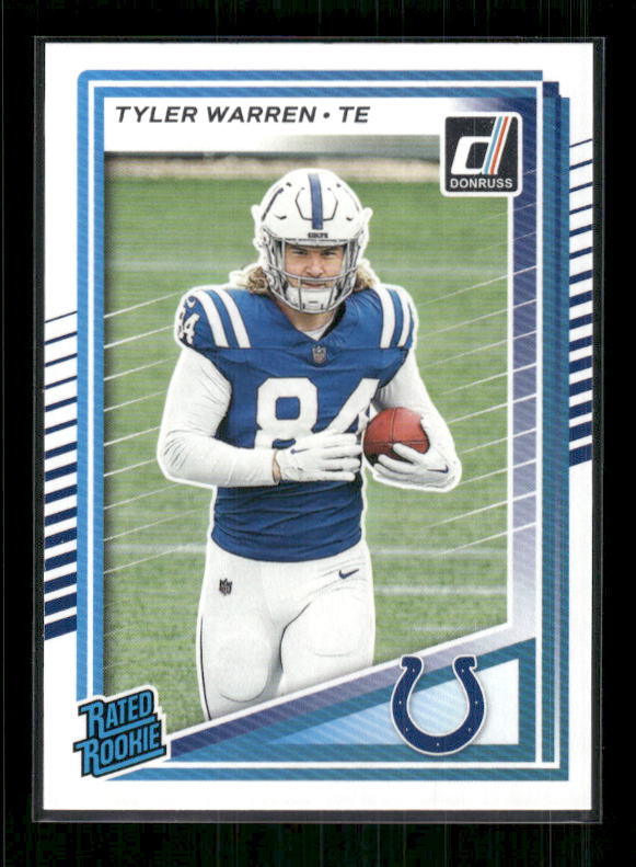 Tyler Warren - 2025 Donruss Football - Rated Rookie