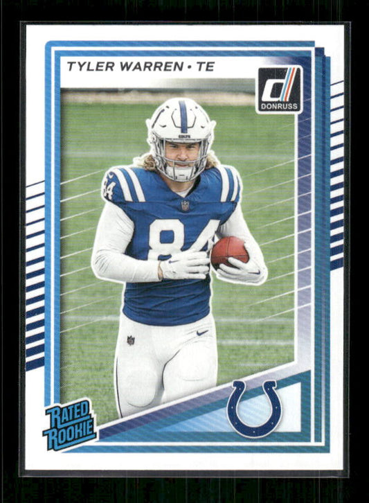Tyler Warren - 2025 Donruss Football - Rated Rookie
