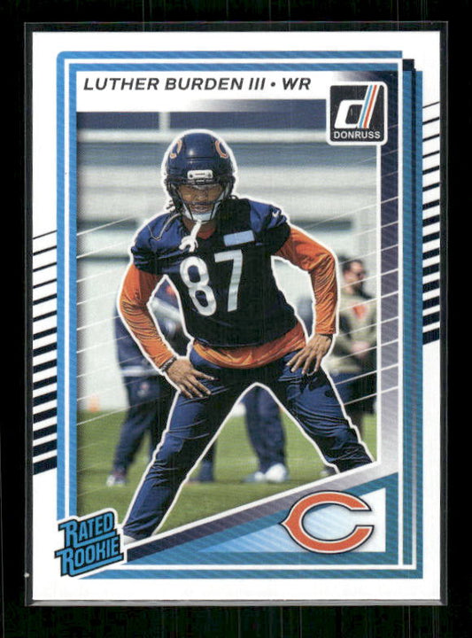 Luther Burden III - 2025 Donruss Football - Rated Rookie