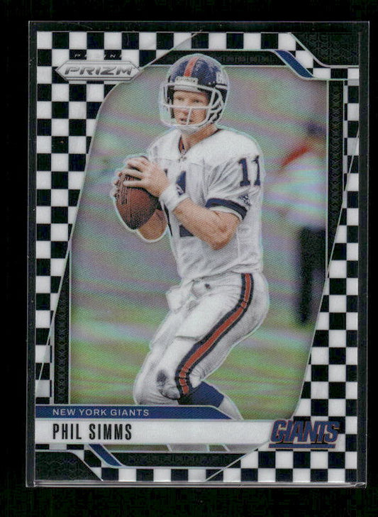 Phil Simms - 2024 Panini Prizm - Black & White Checker
