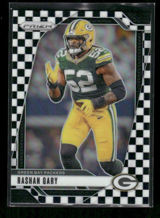 Rashan Gary - 2024 Panini Prizm - Black & White Checker