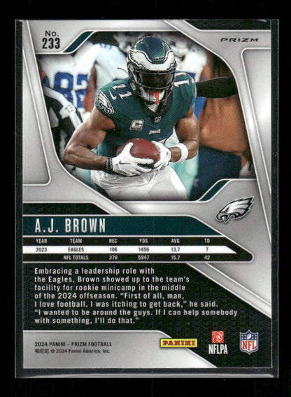 A.J. Brown - 2024 Panini Prizm - Red White & Blue
