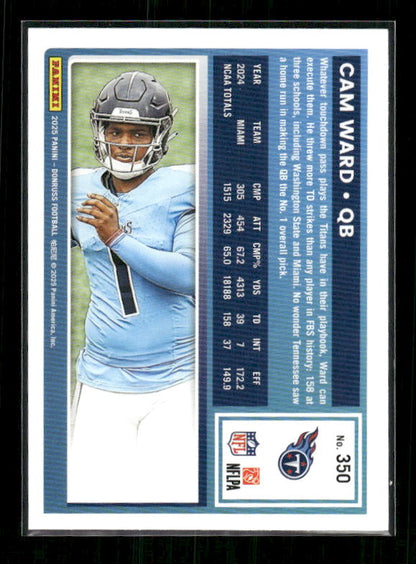 Cam Ward - 2025 Donruss Football - Rated Rookie