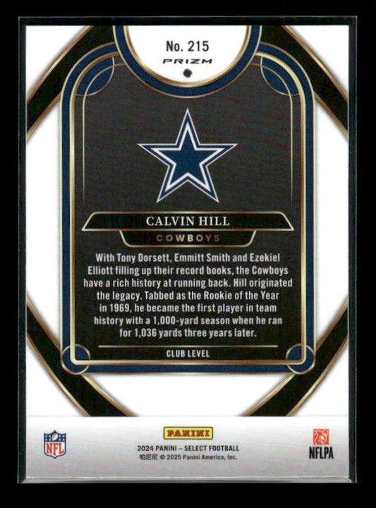 Calvin Hill - 2024 Select Football - Green / Yellow Shock - Club Level