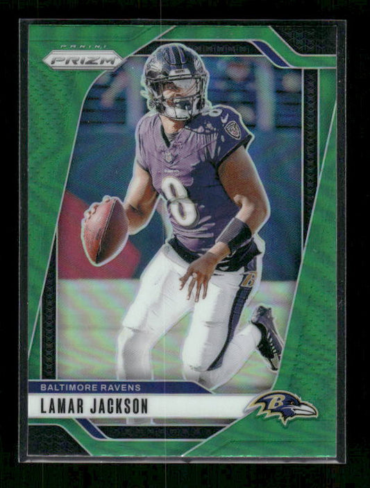 Lamar Jackson - 2024 Panini Prizm - Green Prizm