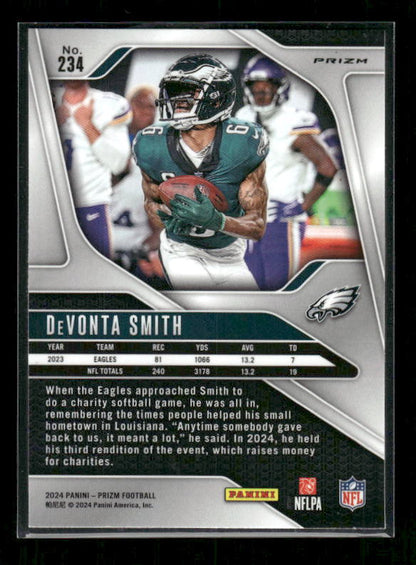 DeVonta Smith - 2024 Panini Prizm - Lazer