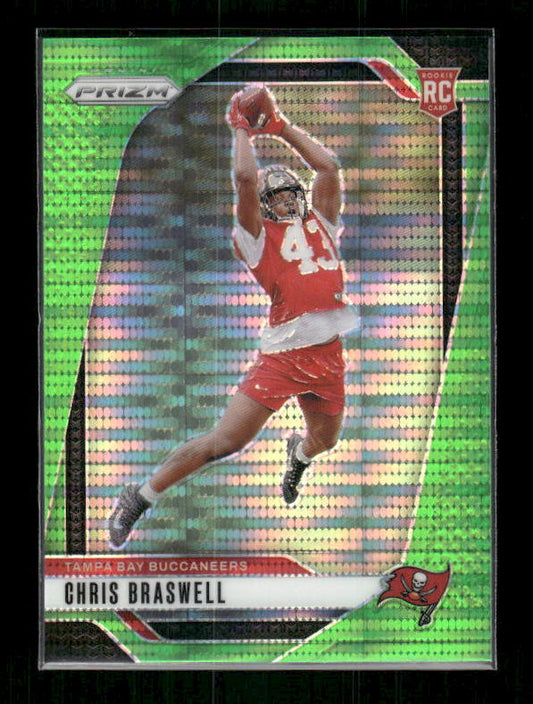 Chris Braswell - 2024 Panini Prizm - Neon Green Pulsar - Rookie