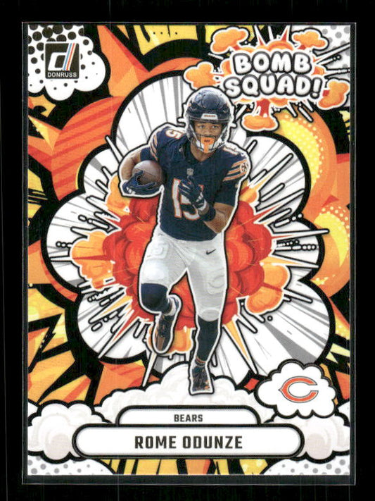 Rome Odunze - 2025 Donruss Football - Bomb Squad