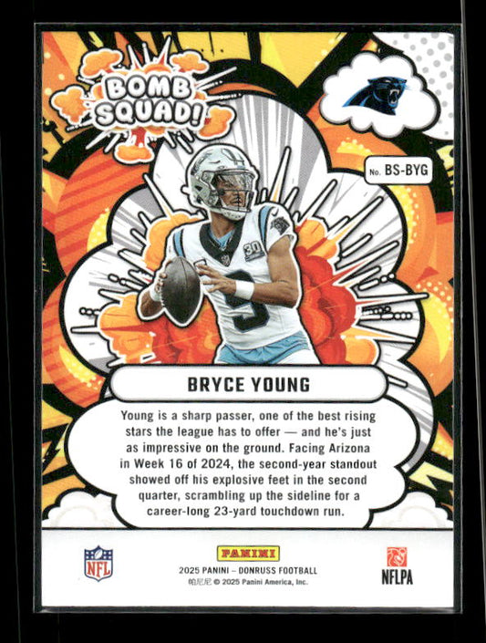 Bryce Young - 2025 Donruss Football - Bomb Squad