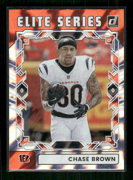 Chase Brown - 2025 Donruss Football - Elite Series