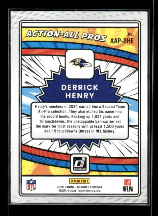 Derek Henry - 2025 Donruss Football - Action All Pro