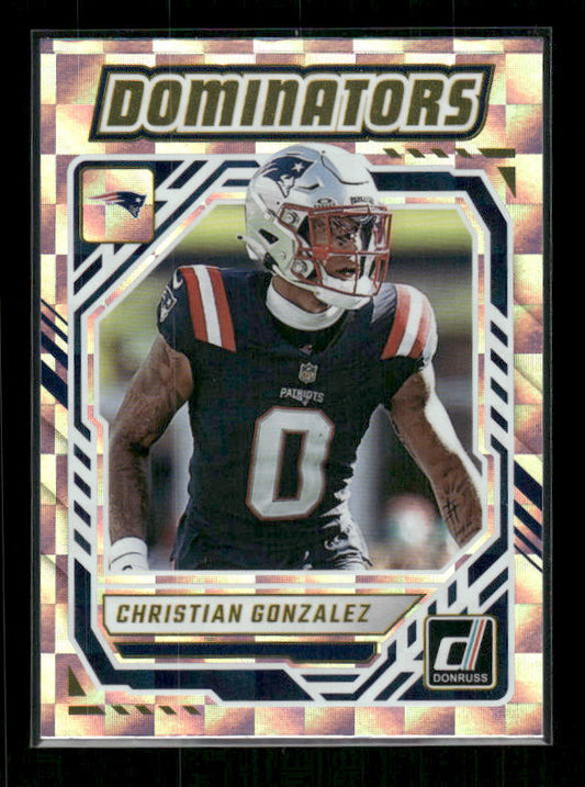 Christian Gonzalez - 2025 Donruss Football - Dominators