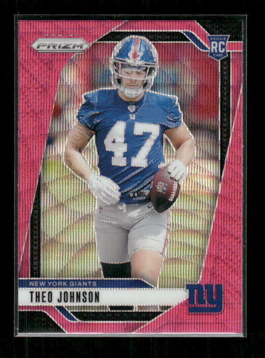 Theo Johnson - 2024 Panini Prizm - Pink Wave Prizm - Rookie