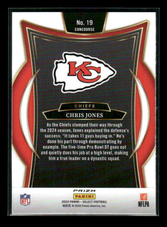Chris Jones - 2024 Select Football - Green / Yellow Shock - Concourse
