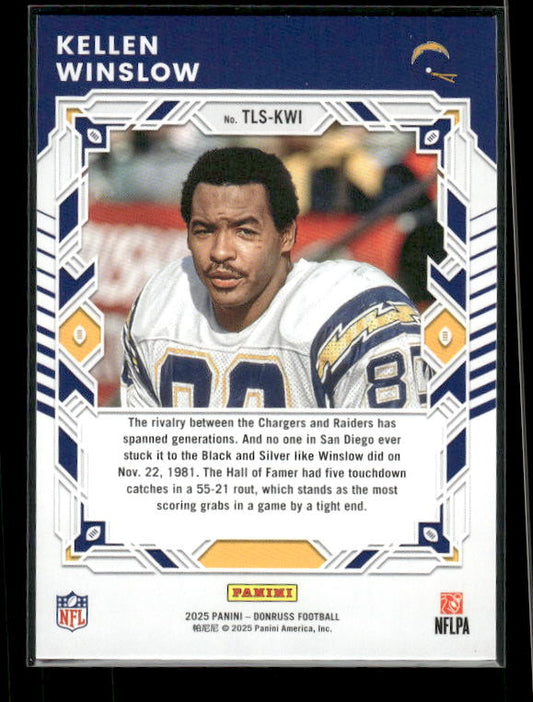 Kellen Winslow - 2025 Donruss Football - Legend Series
