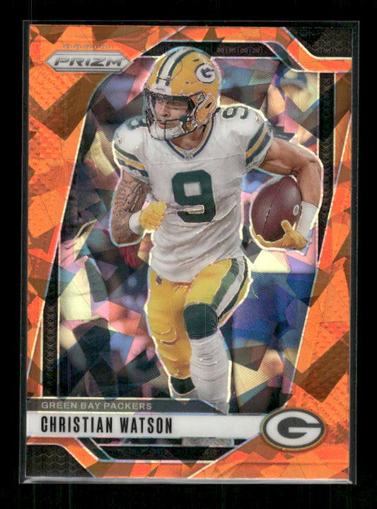 Christian Watson - 2024 Panini Prizm - Orange Ice