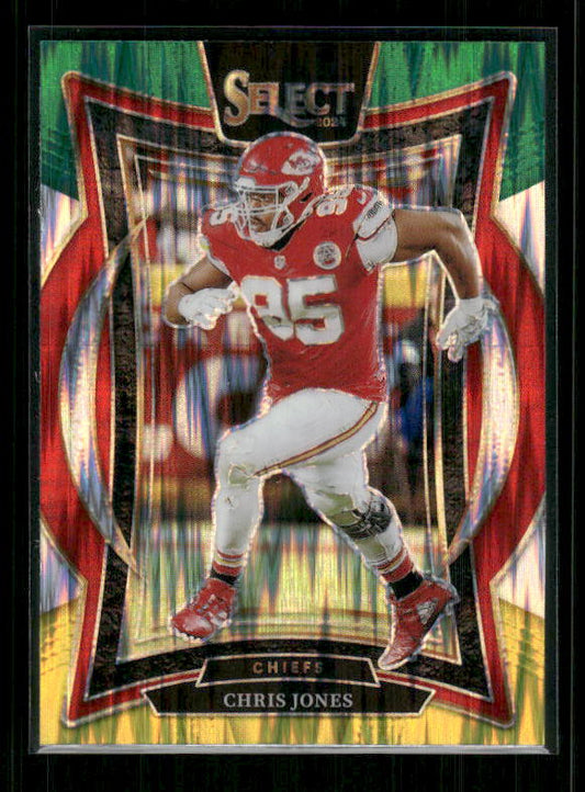 Chris Jones - 2024 Select Football - Green / Yellow Shock - Concourse