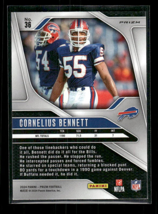 Cornelius Bennett - 2024 Panini Prizm - No Huddle