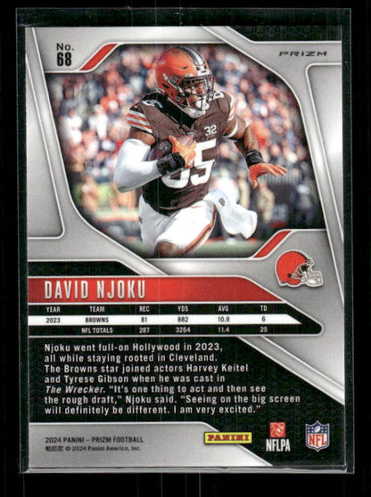 David Njoku - 2024 Panini Prizm - No Huddle