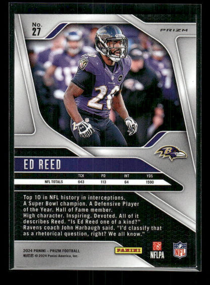 Ed Reed - 2024 Panini Prizm - No Huddle