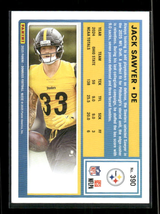 Jack Sawyer - 2025 Donruss Football - Rated Rookie