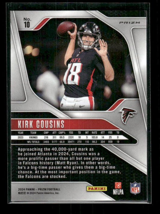 Kirk Cousins - 2024 Panini Prizm - No Huddle