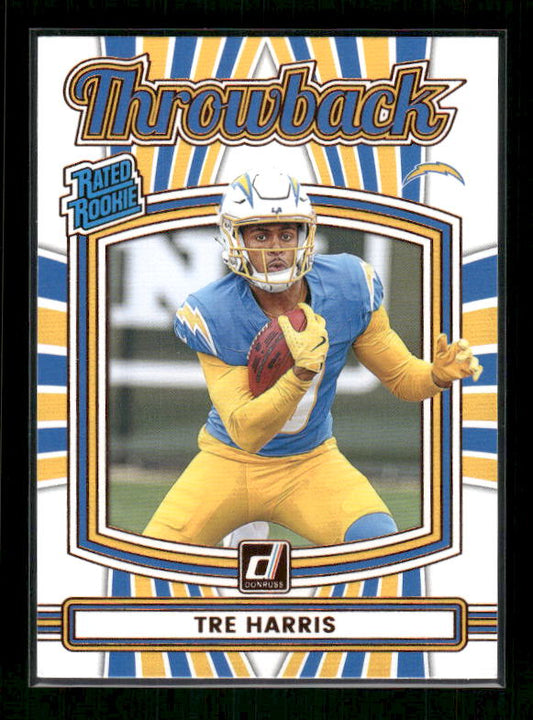 Tre Harris - 2025 Donruss Football - Throwback - Rated Rookie