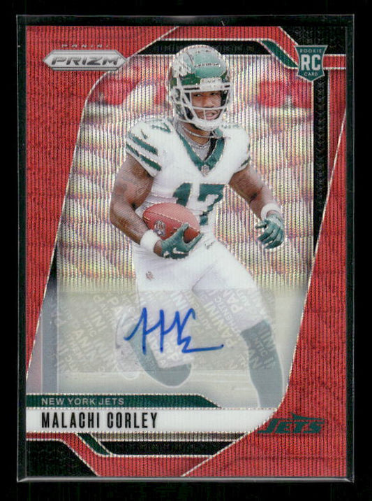 Malachi Corley - 2024 Panini Prizm - Red Wave Auto /149 - Rookie