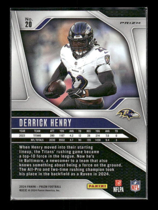 Derek Henry - 2024 Panini Prizm - Silver Prizm