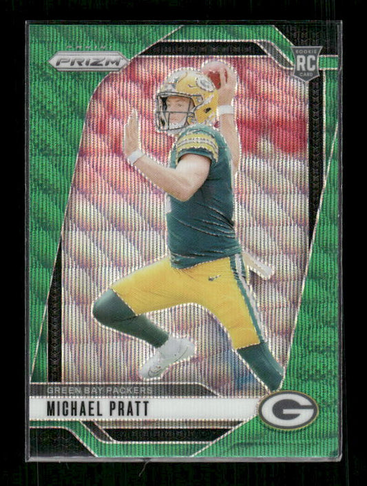 Michael Pratt - 2024 Panini Prizm - Green Wave - Rookie