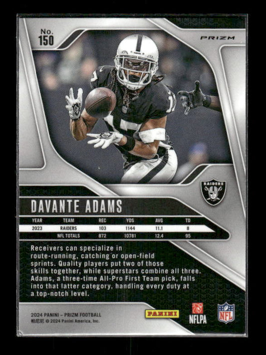 Davante Adams - 2024 Panini Prizm - Green Wave
