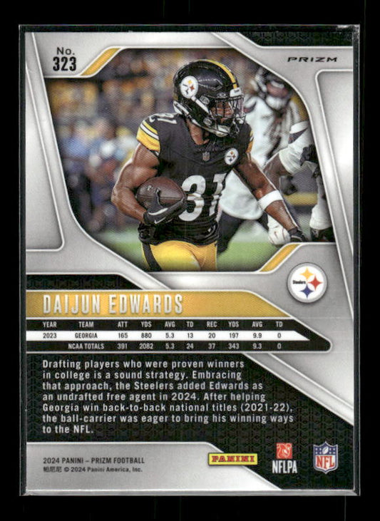 Daijun Edwards - 2024 Panini Prizm - Green Wave - Rookie