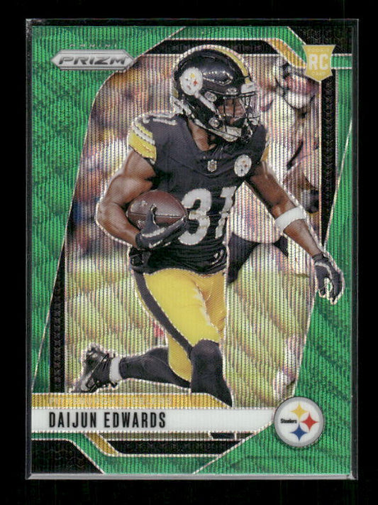 Daijun Edwards - 2024 Panini Prizm - Green Wave - Rookie