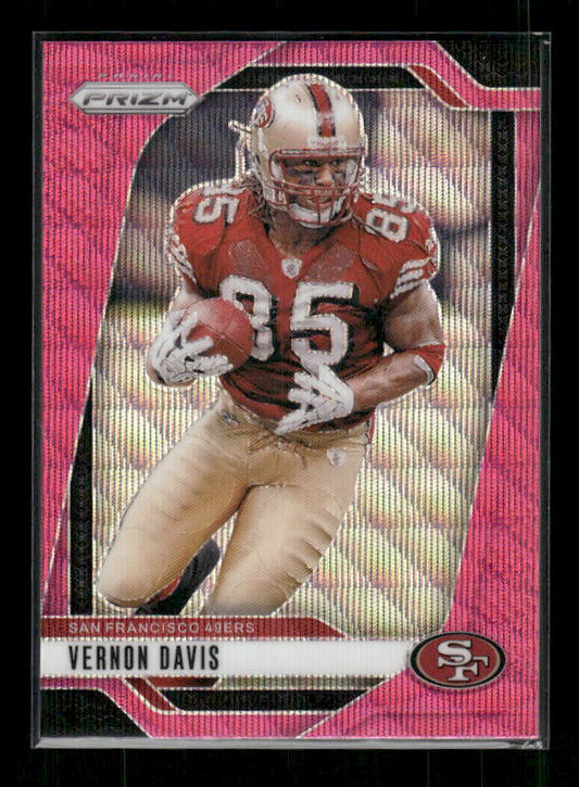Vernon Davis - 2024 Panini Prizm - Pink Wave