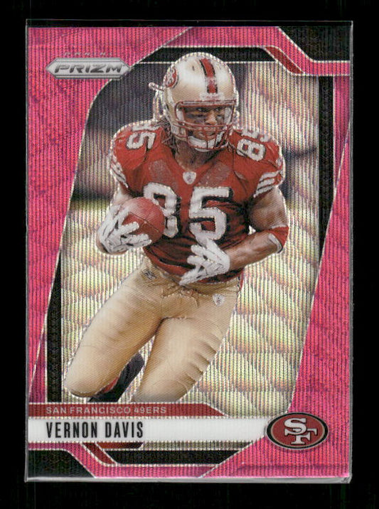 Vernon Davis - 2024 Panini Prizm - Pink Wave