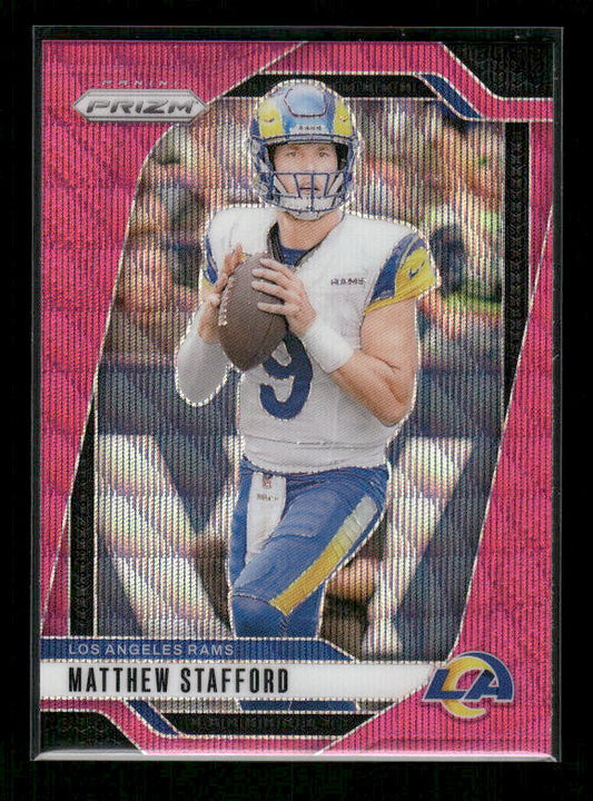 Matthew Stafford - 2024 Panini Prizm - Pink Wave